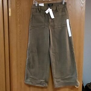 Banana Republic Wide Leg High Rise Crop